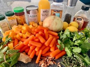 Thai Carrot Ginger Butternut Squash Soup